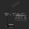 Kép 4/6 - V-TAC LED asztali lámpa 5W 3 az 1-ben vezeték nélküli telefon töltővel - fekete