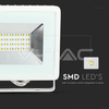 Kép 4/7 - V-TAC 20W LED Reflektor SMD E-Sorozat Fehér színű 6500K