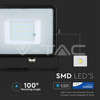 Kép 4/8 - V-TAC Led reflektor 30W Samsung chip 4000K fekete
