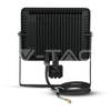 Kép 3/9 - V-TAC Led mozgásérzékelős reflektor 50W SAMSUNG chip 4000K fekete színű