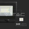 Kép 4/9 - V-TAC 20W LED IP65 Reflektor SMD E-Sorozat fekete test - piros 