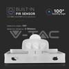 Kép 8/10 - V-TAC Led mozgásérzékelős reflektor 50W SAMSUNG chip - fehér - 4000K