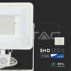 Kép 6/10 - V-TAC Led mozgásérzékelős reflektor 50W SAMSUNG chip - fehér - 6400K