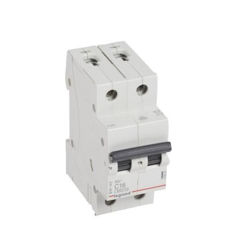 LEGRAND, RX3, 419224 - KISMEGSZAKÍTÓ 2P,16A, C KARAKTERISZTIKA, 6 KA