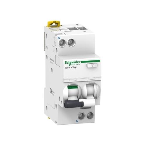 Schneider electric, IDPN A, A9D54640 - áramvédős kismegszakító (kombi FI-relé) 1P+N, B karakterisztika, 40A, 30MA, 4,5KA, A osztály
