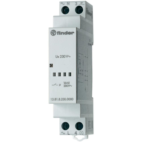 FINDER - Impulzusrelé 1Z 230VAC 16A (elektronikus, halk)
