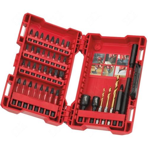 Milwaukee - 40db-os Shockwave fúrócsavarozó készlet