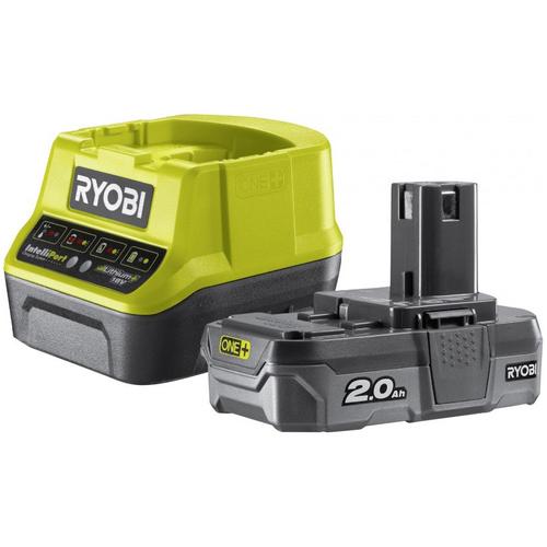 RYOBI RC18120-120 - 18 V töltő+1x2,0 Ah lítium-ion akkumulátor