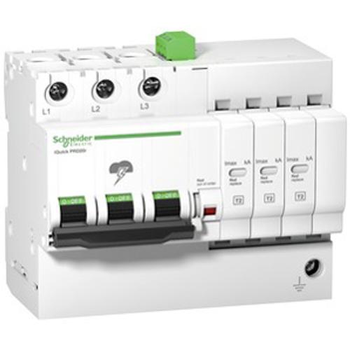 Schneider A9L16293 ACTI9 iQuickPRD túlfeszültség-korlátozó, cs.bet. távjelzéssel, 40kA, 3P