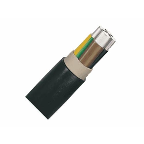 ERŐÁTVITELI / FÖLDKÁBEL (E-AYY-J) 4X95 MM2 SM, FEKETE, TÖMÖR, ALUMÍNIUM, PVC SZIGETELÉSŰ, 0,6/1KV-OS