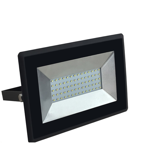 V-TAC 50W LED Reflektor SMD E-Sorozat Fekete színű 4000K