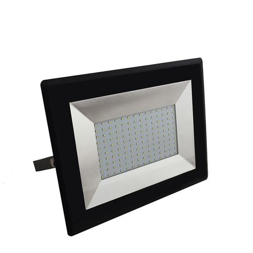 V-TAC 100W LED Reflektor SMD E-Sorozat Fekete színű 3000K