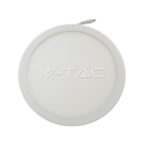 V-TAC Süllyeszthető kör alakú PRÉMIUM MINI LED panel 24W 4000K