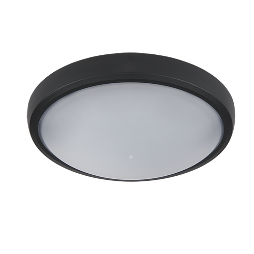 LED Round Mennyezeti lámpa BRLED 12W Fekete IP54