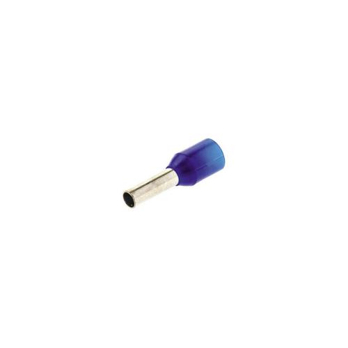 Tracon Érvéghüvely DIN-VDE szigetelt normál 2.5mm2 12mm kék