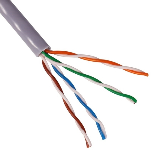 LAN UTP Cat.6 4 x 2 x AWG 24 - PVC szig., tömör réz erű, LAN adatátviteli kábel