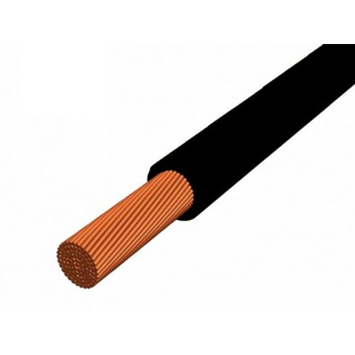 MKH (H07V-K) 450/750 1x 25 MM2 Fekete / 100 méter, PVC szig., sodrott réz erű, vezeték